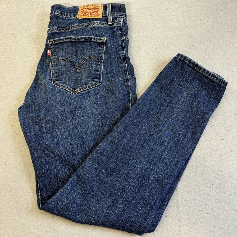 Levis 311 Shaping Skinny Jeans Womens 29 Dark Wash Blue Stretch Denim Gorpcore